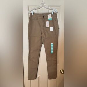 St. John's Bay Tan Skinny Pants - New With Tags